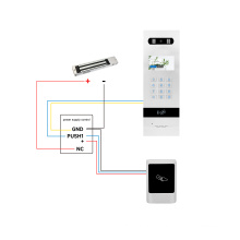 Téléphone de porte vidéo Interphone Opening System Magnetic Lock